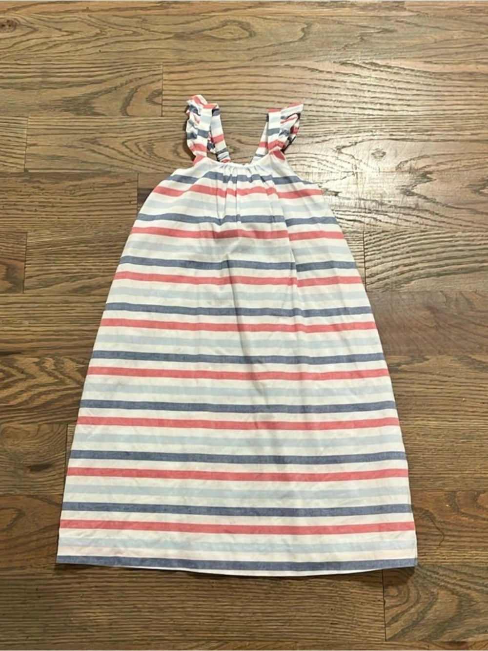 Little English red white and blue dress 4T EUC
